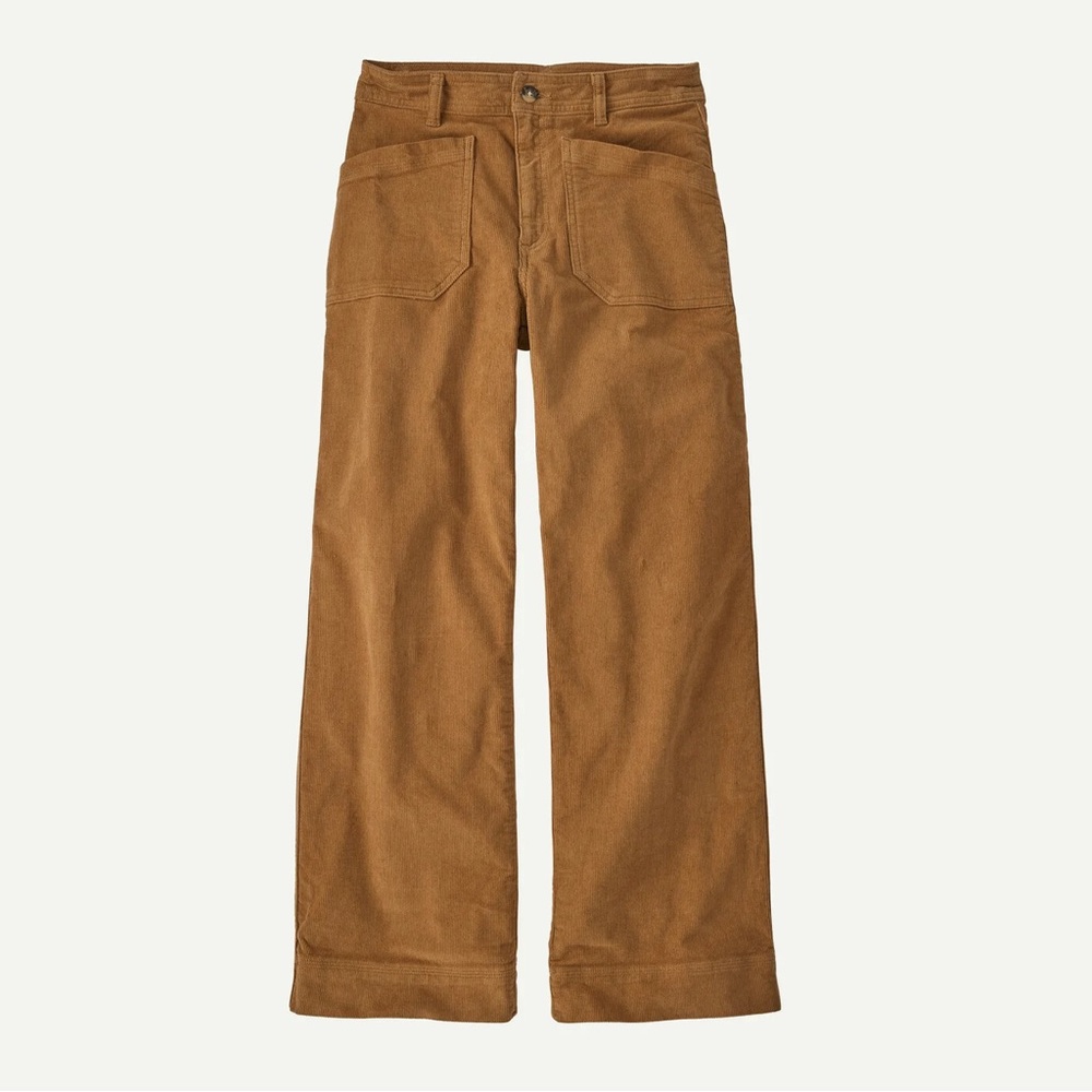 Patagonia new‎ Women's nest brown Wide-Leg Corduroy Pants
